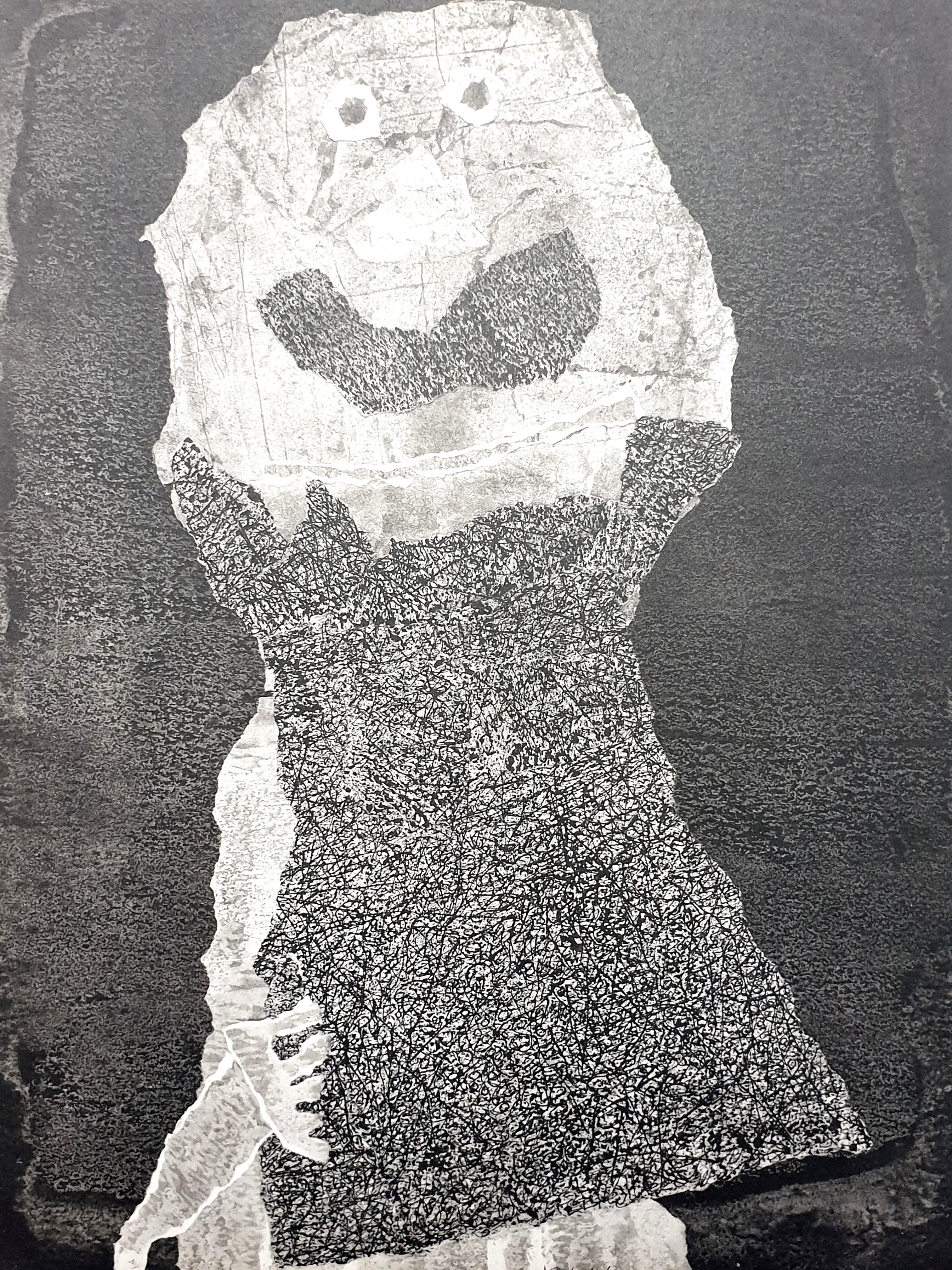 dopo Jean Dubuffet - Uomo - Pochoir in vendita 2