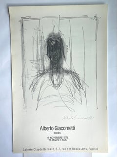Alberto Giacometti, rare vintage original poster