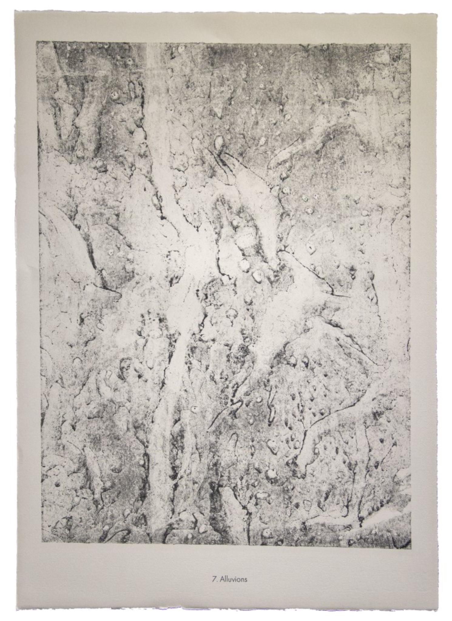 Alluvions - Original Lithograph by Jean Dubuffet - 1959