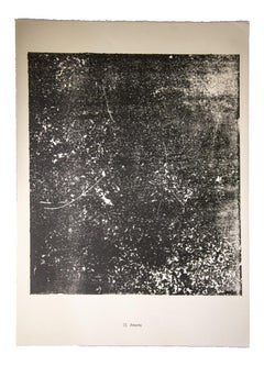Attente - Litografia originale di Jean Dubuffet - 1959