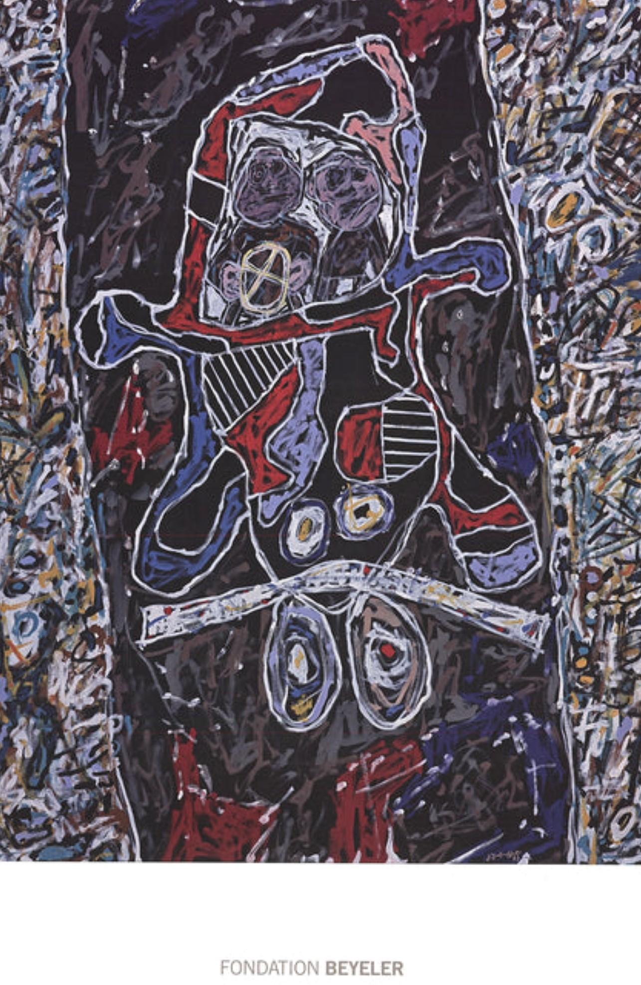 Automobile A La Route Noire By Jean Dubuffet For Sale 2
