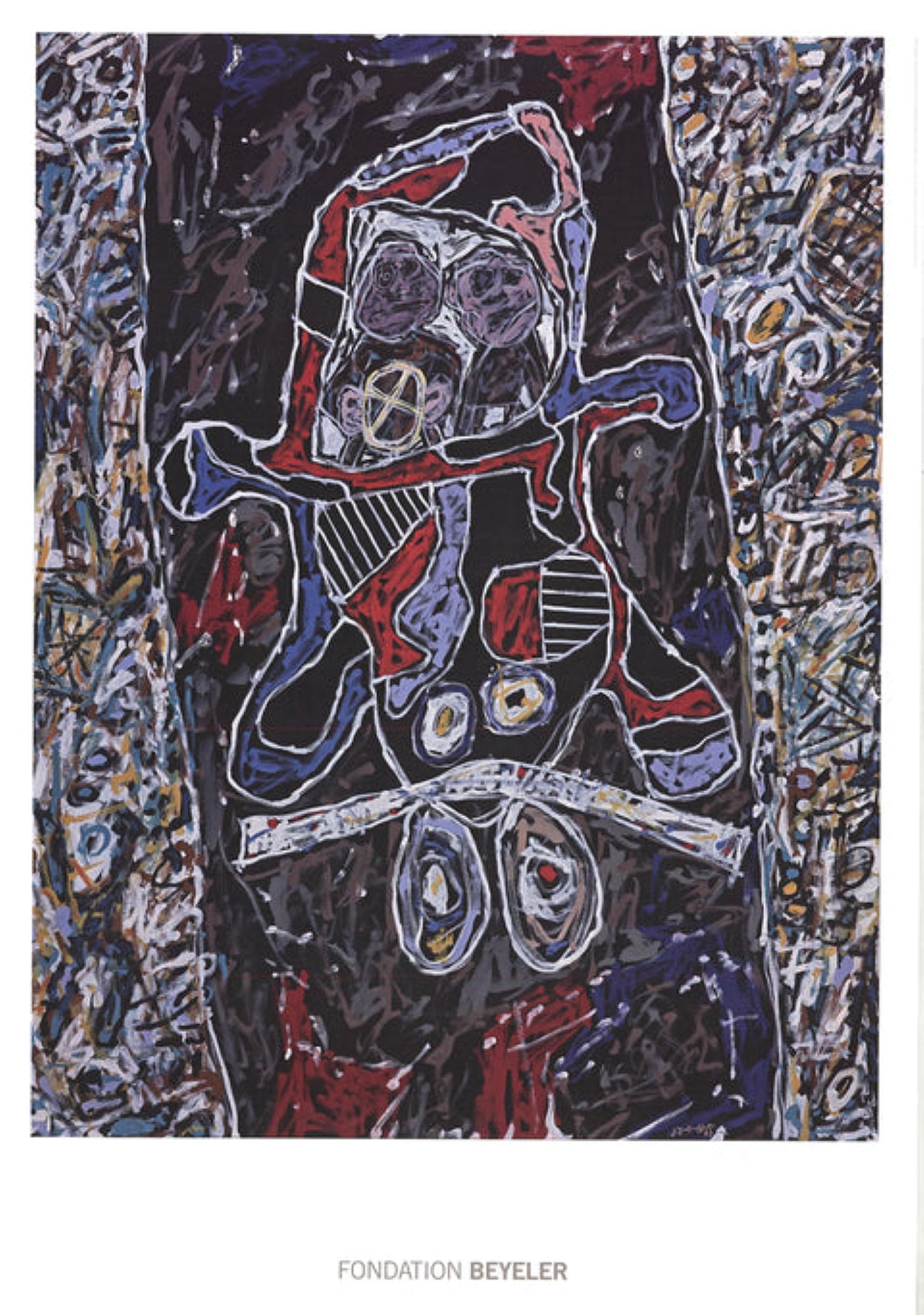 Automobile A La Route Noire By Jean Dubuffet For Sale 3