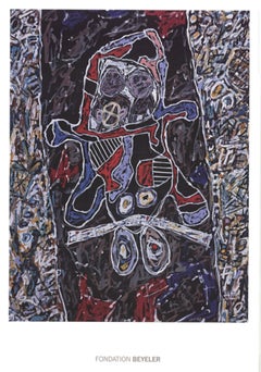 Automobile A La Route Noire By Jean Dubuffet