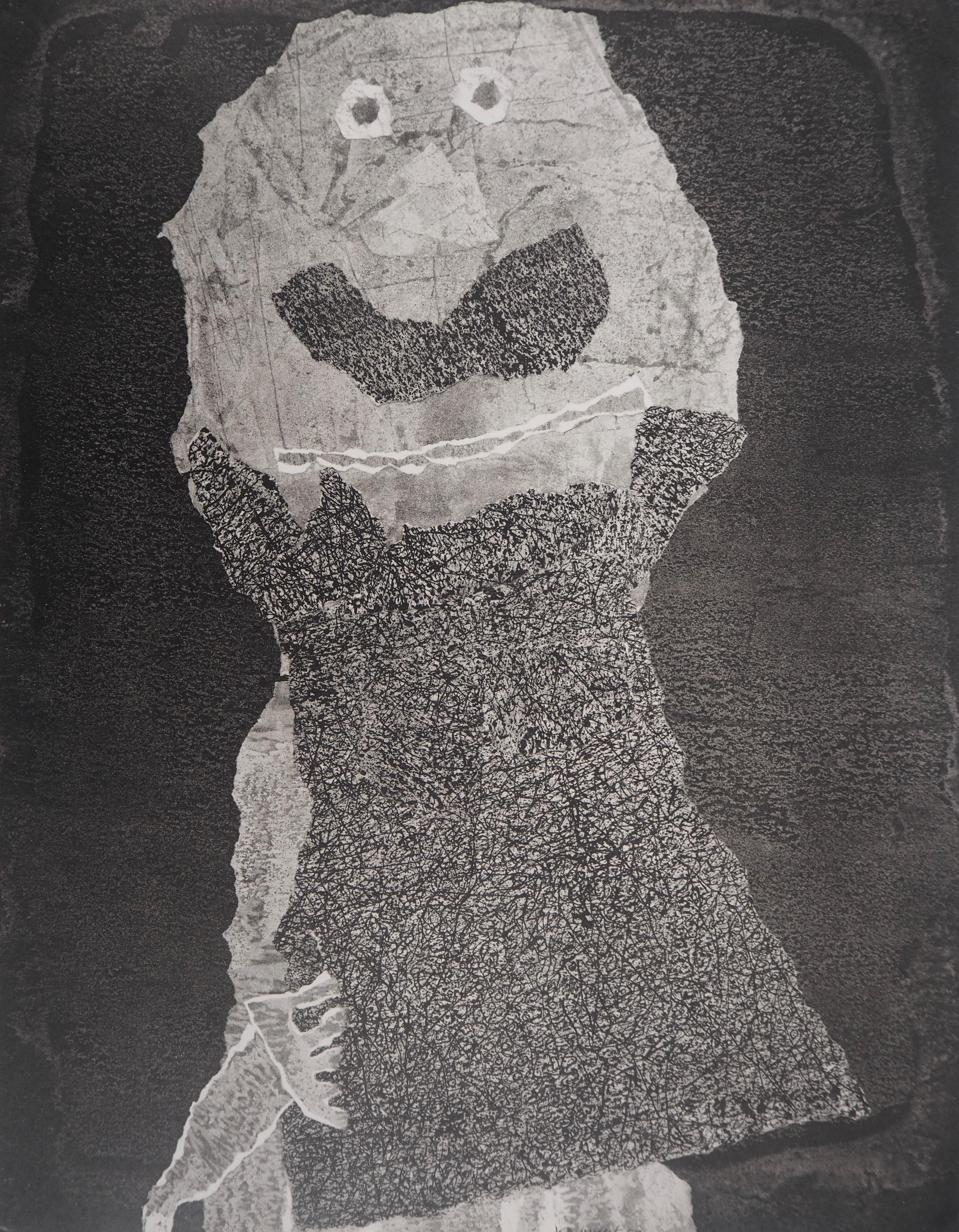 Jean Dubuffet Figurative Print - Barbe des Perplexités, Société internationale d'art XXe siècle