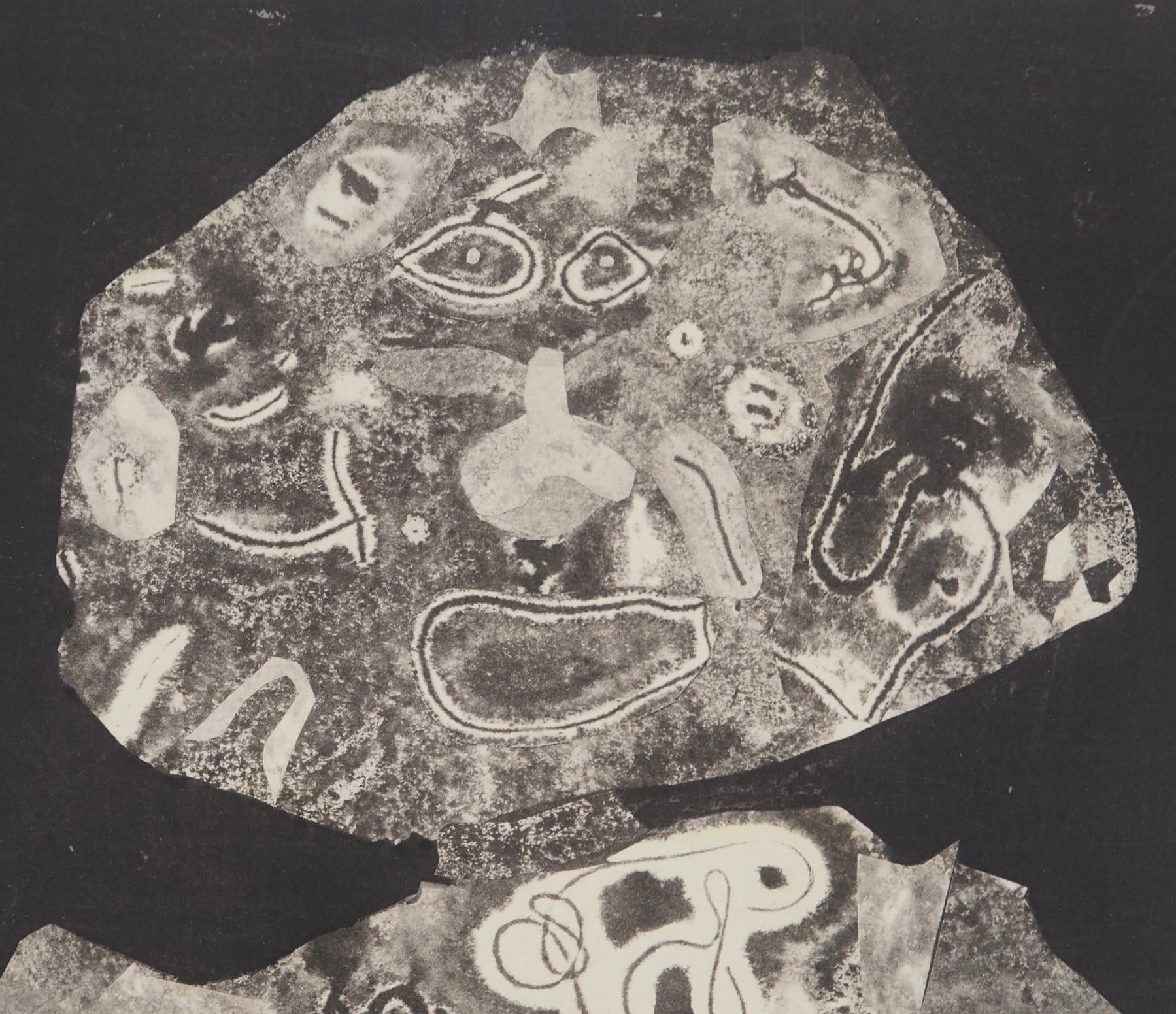 Le maître de cérémonie, Société internationale d'art XXe siècle - Print by Jean Dubuffet