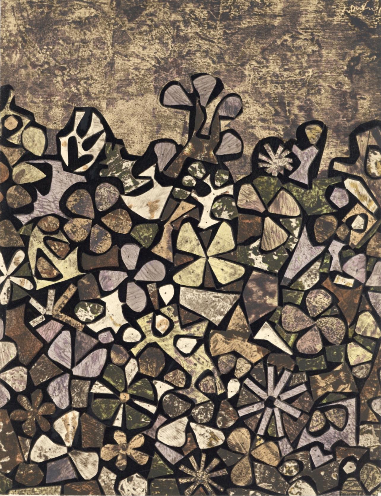 Dubuffet, Jardin de quitte vite, XXe Siècle (d'après)