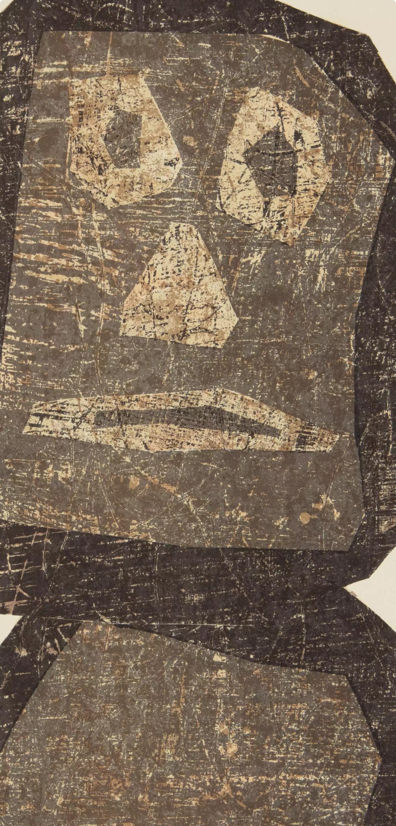 Dubuffet, Le Guerrier (Webel 393), XXe Siècle (after) - Print by Jean Dubuffet