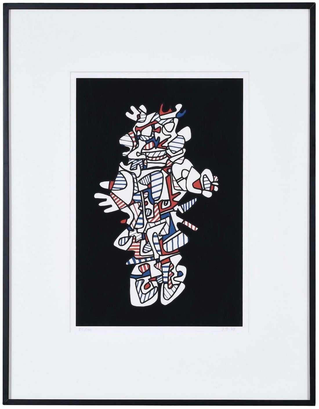 Abstract Print de Jean Dubuffet - Epifanor