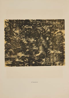 Fantasmes - Lithographie originale de Jean Dubuffet - 1959