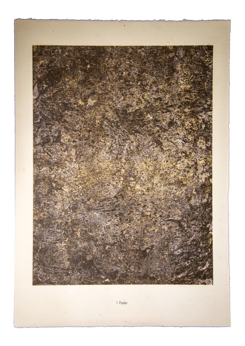 Faste - Original Lithograph by Jean Dubuffet - 1959