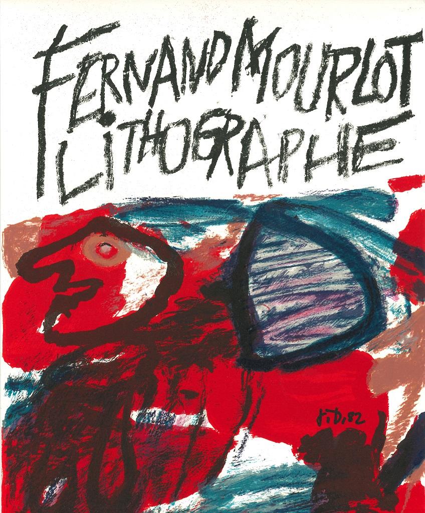 Jean Dubuffet Print - Fernand Mourlot Lithographe - Original Lithograph after J. Dubuffet - 1982