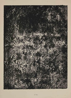 Feu - Litografia di Jean Dubuffet - 1959
