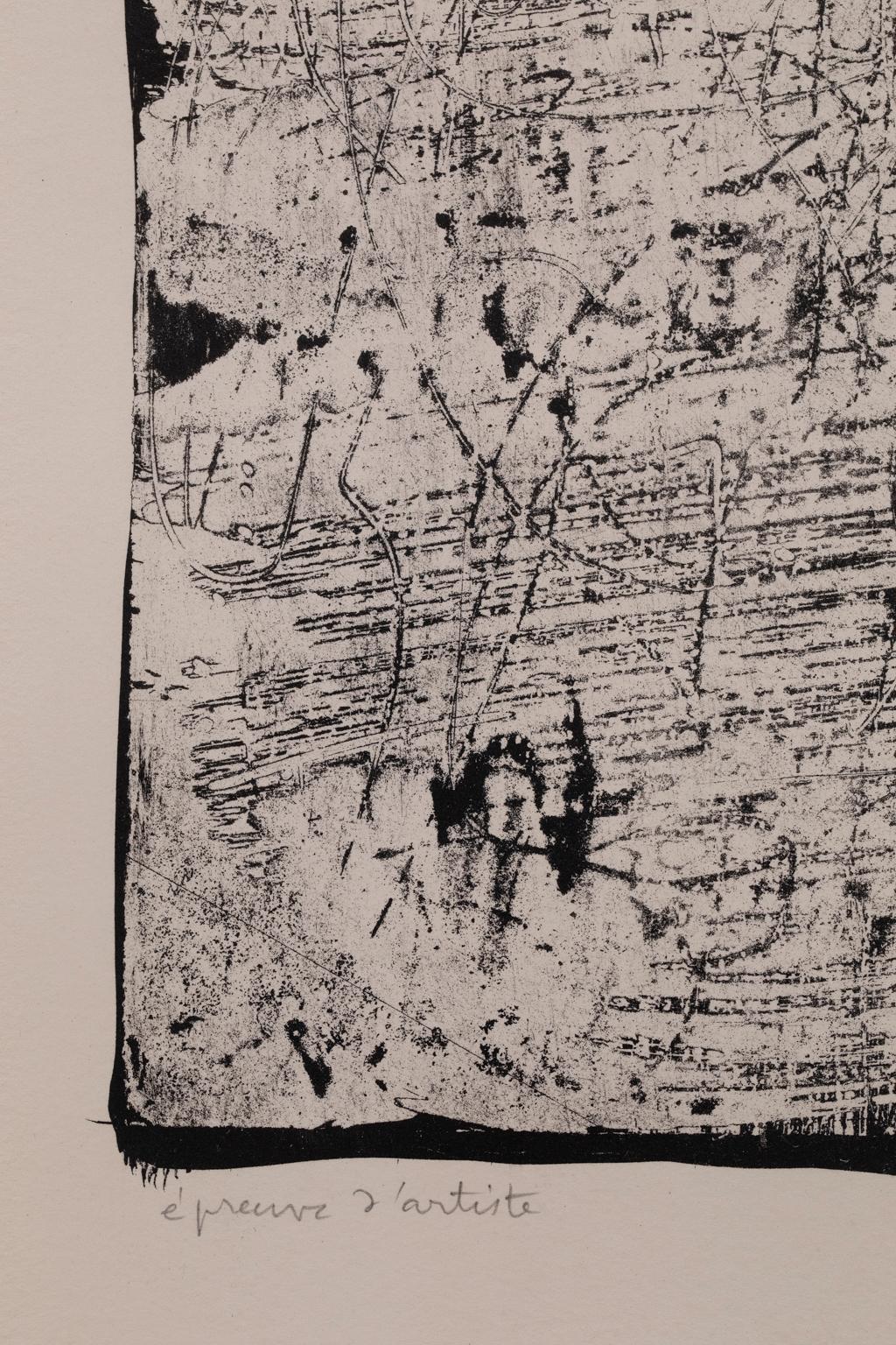 Jean Dubuffet Lithograph Art Brut 
