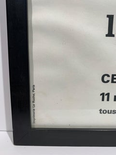 Jean Dubuffet 1970 Exhibition Poster