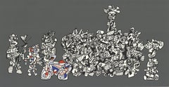 Jean Dubuffet 
Le Libre Echange
 1974- Serigraph