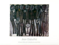 Vintage Jean Dubuffet 'New Orleans Jazz Band' 1990- Poster