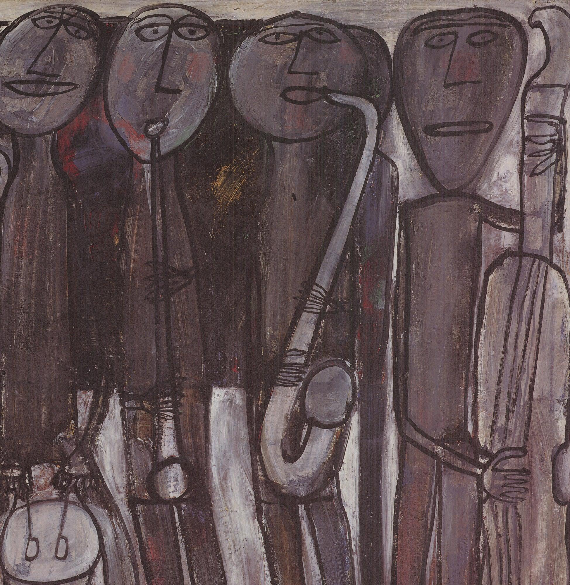 Jean Dubuffet  'New Orleans Jazz Band (No Text)' 1990 For Sale 3