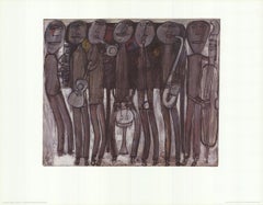 Jean Dubuffet  „New Orleans Jazzband (ohne Text)“ 1990