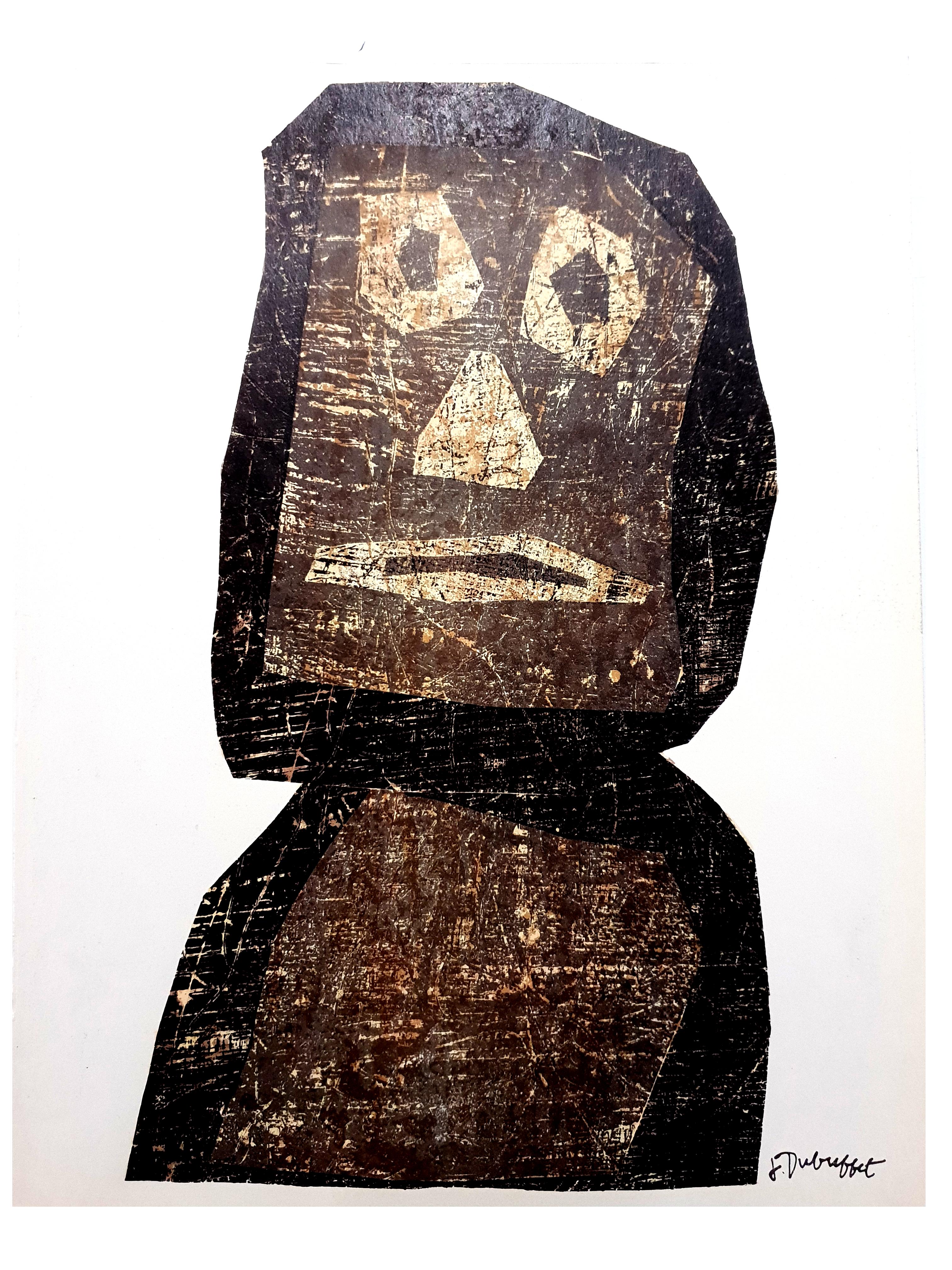 Jean Dubuffet - original lithograph from XXe Siecle magazine For Sale 4