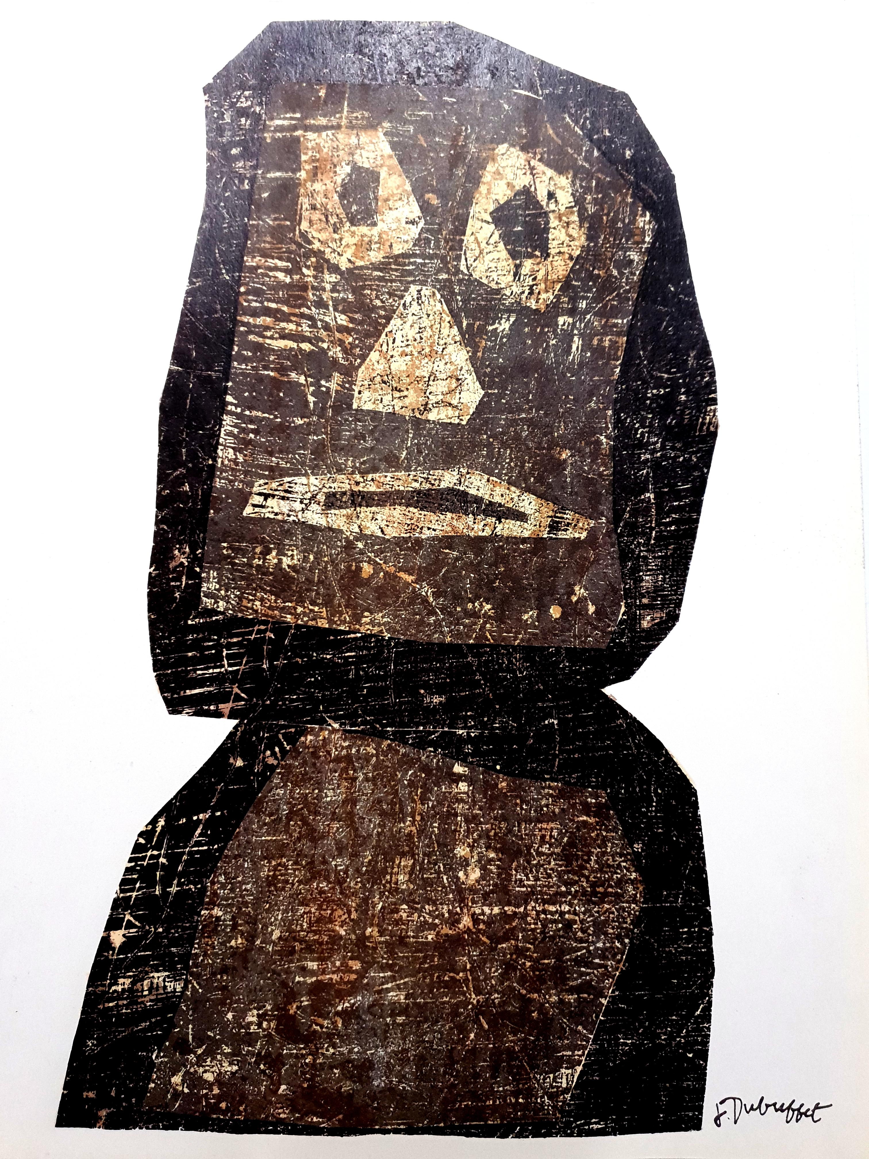 Jean Dubuffet - Original Lithograph from  XXe Siecle magazine
1958
Dimensions: 32 x 25 cm 
Edition: G. di San Lazzaro.
Unsigned and unumbered as issued