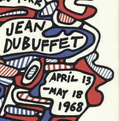 Jean Dubuffet Painted Sculptures at Pace Gallery-Lithograph-Vintage