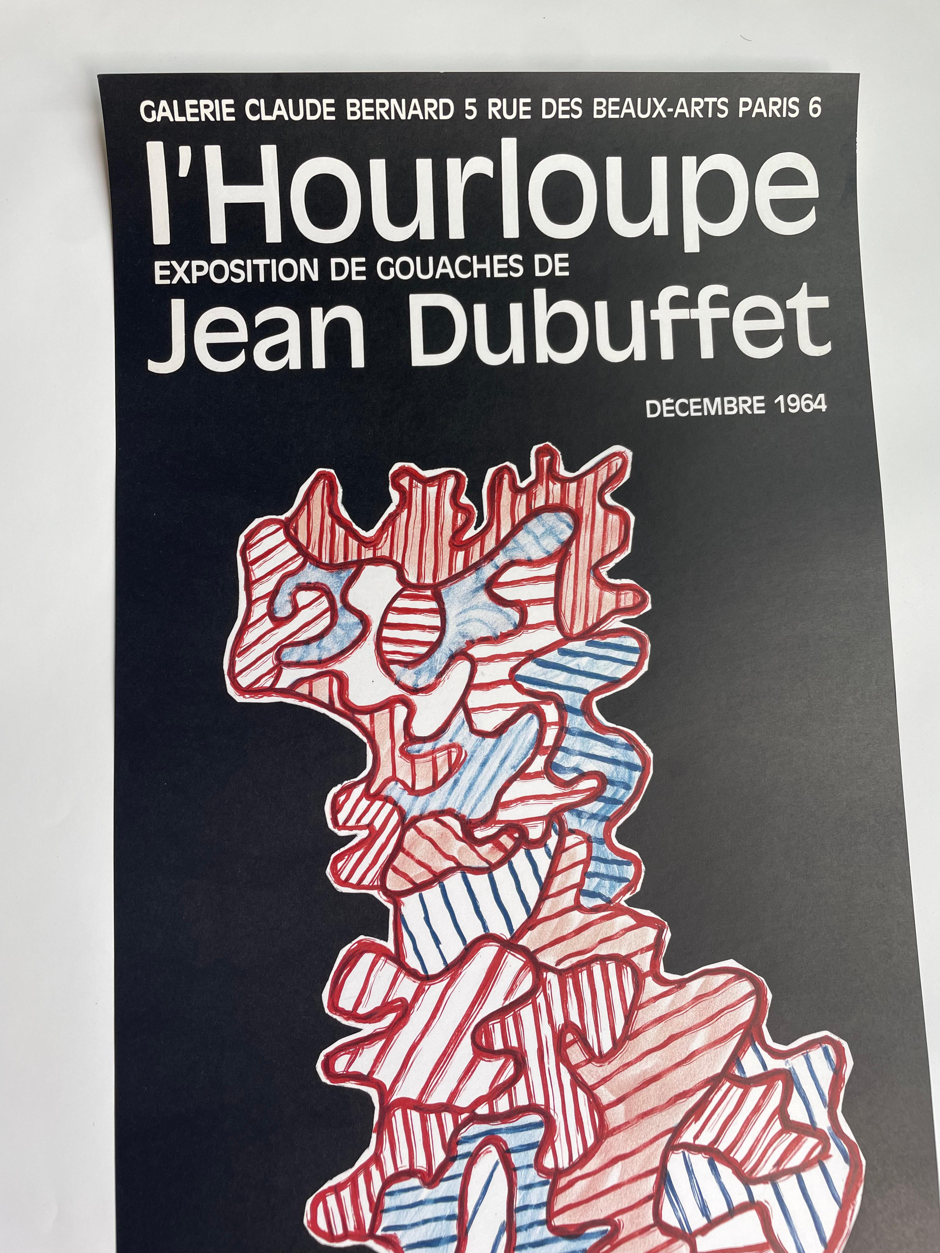 Jean Dubuffet, raro cartel original de época en venta 2