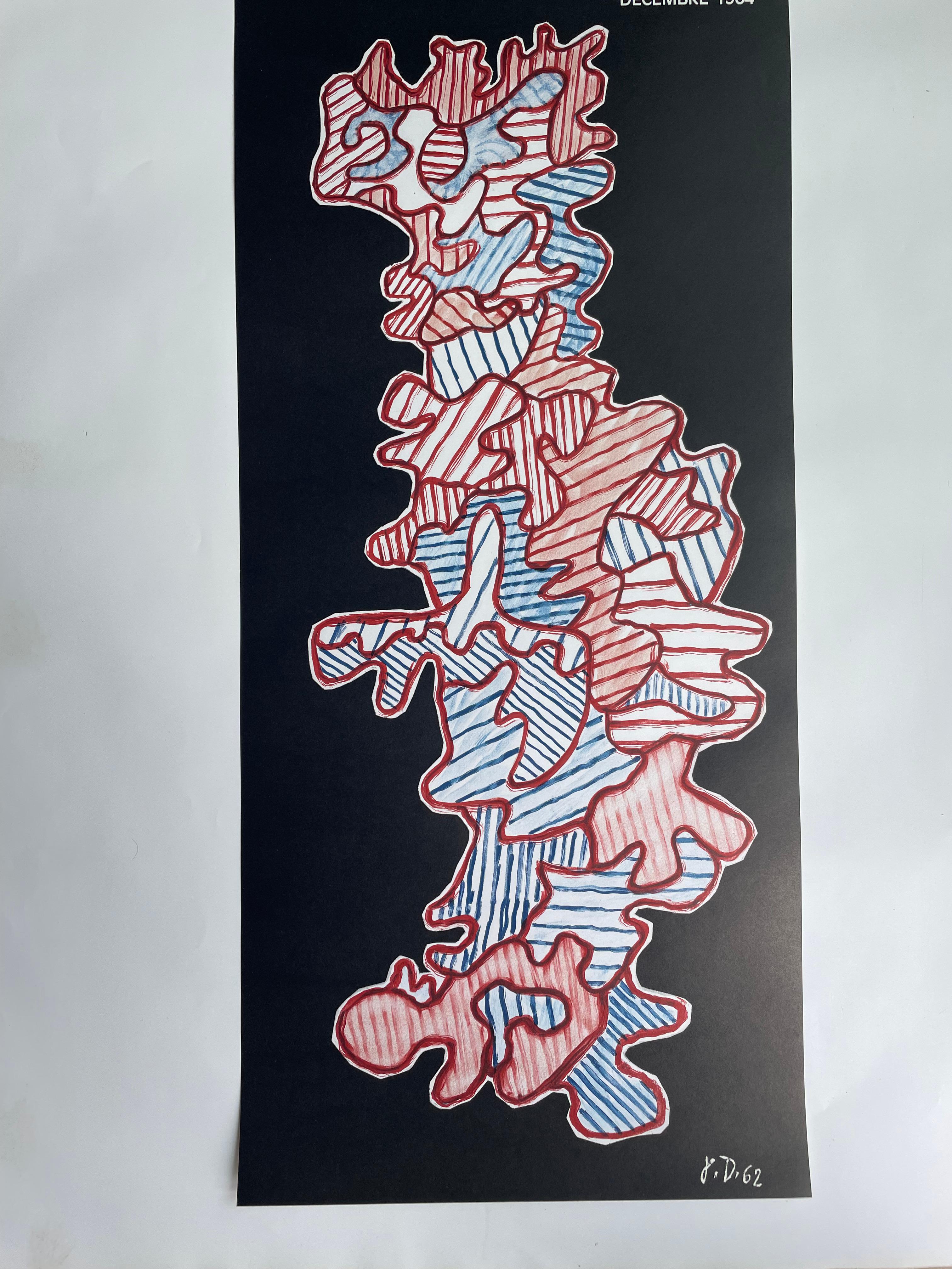 Jean Dubuffet, raro cartel original de época en venta 3
