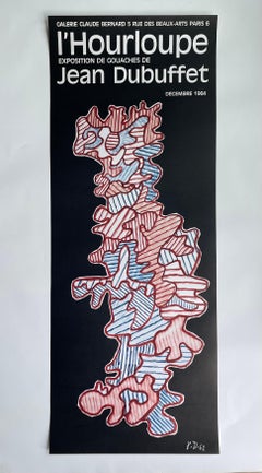 Jean Dubuffet, rare vintage original poster