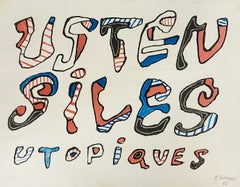 Jean Dubuffet Ustensiles Utopiques (Jean Dubuffet prints) 
