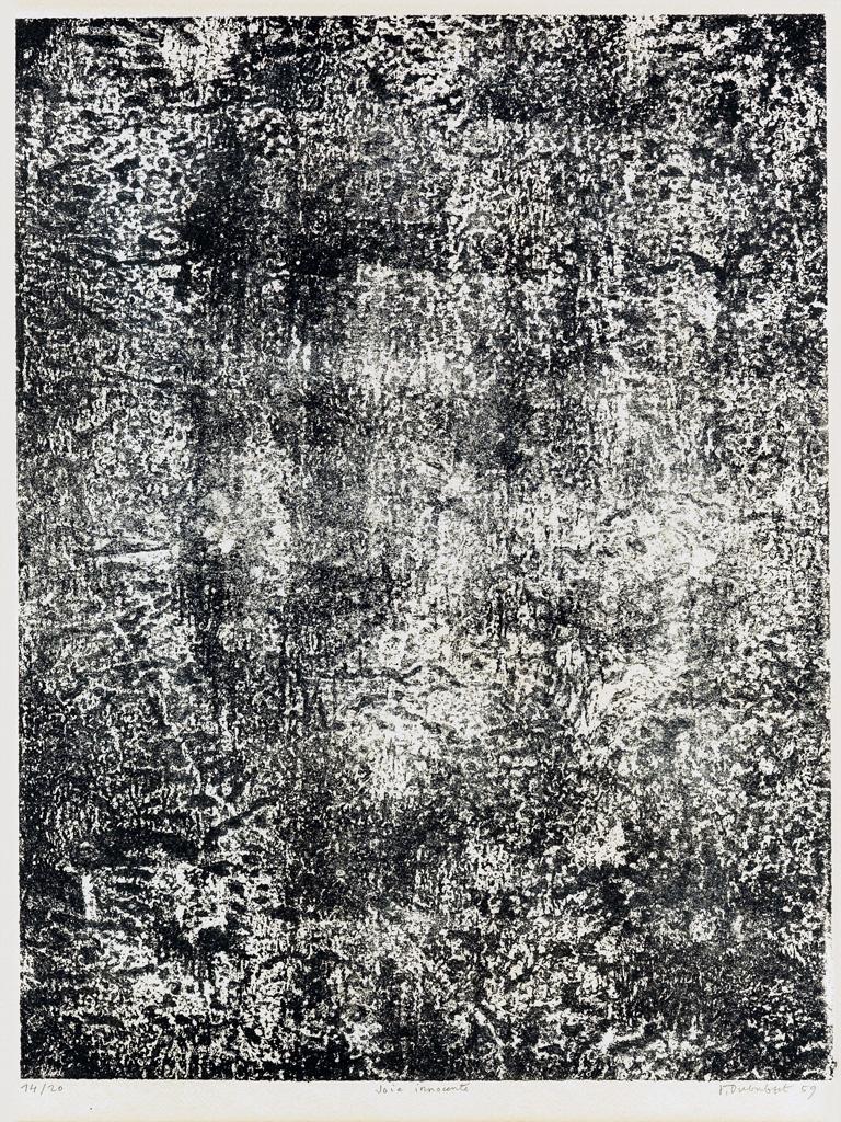 Jean Dubuffet Abstract Print – Unschuldige Freude