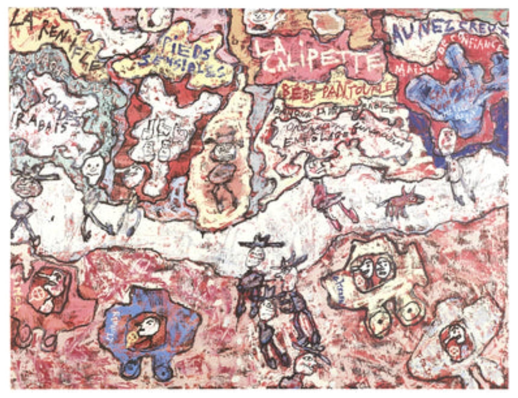 La Calipette By Jean Dubuffet For Sale 1