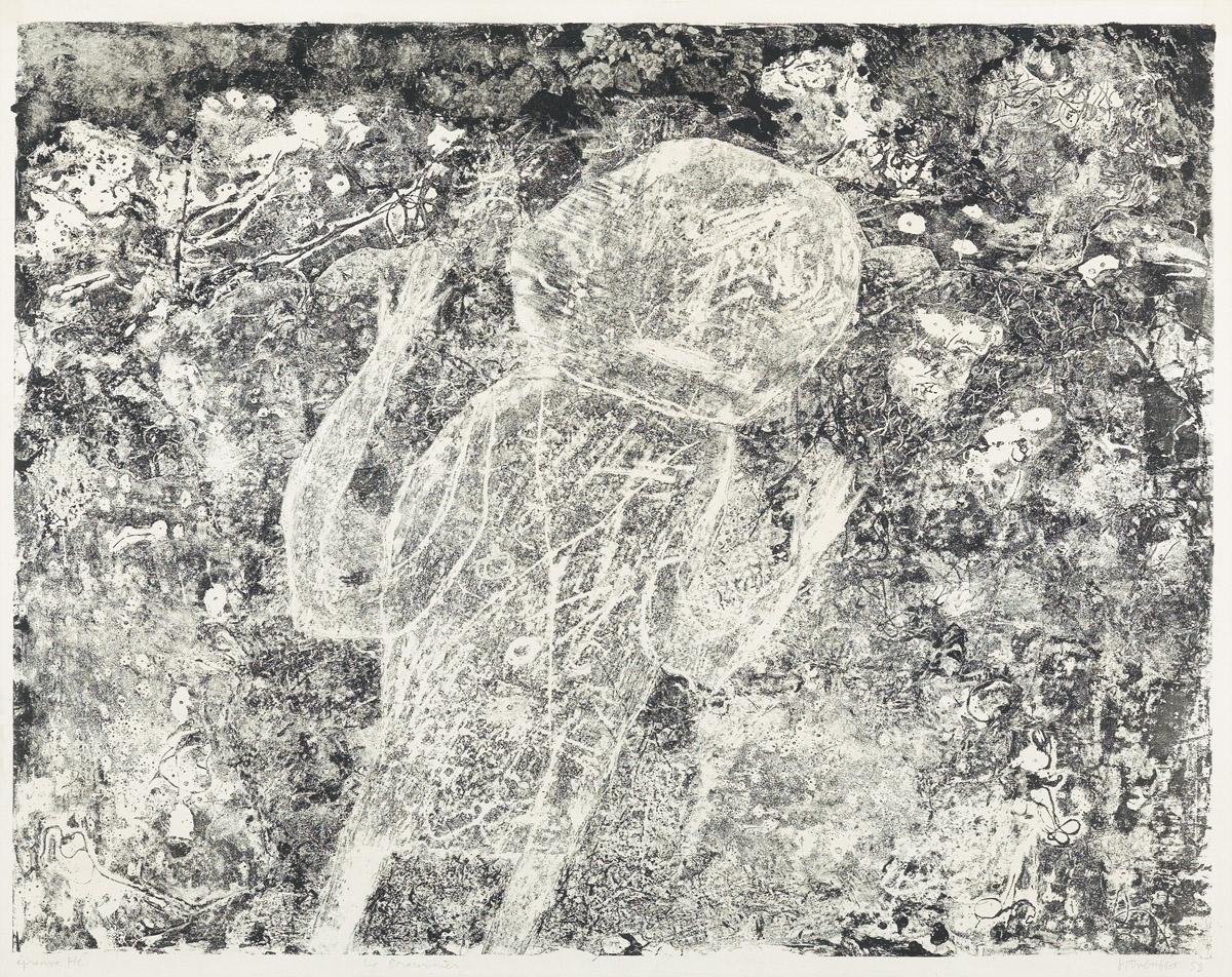 Jean Dubuffet Abstract Print - Le Braconnier