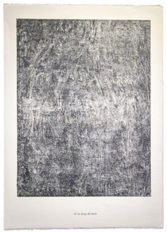 Le goutte de terre - Lithographie originale de Jean Dubuffet - 1959