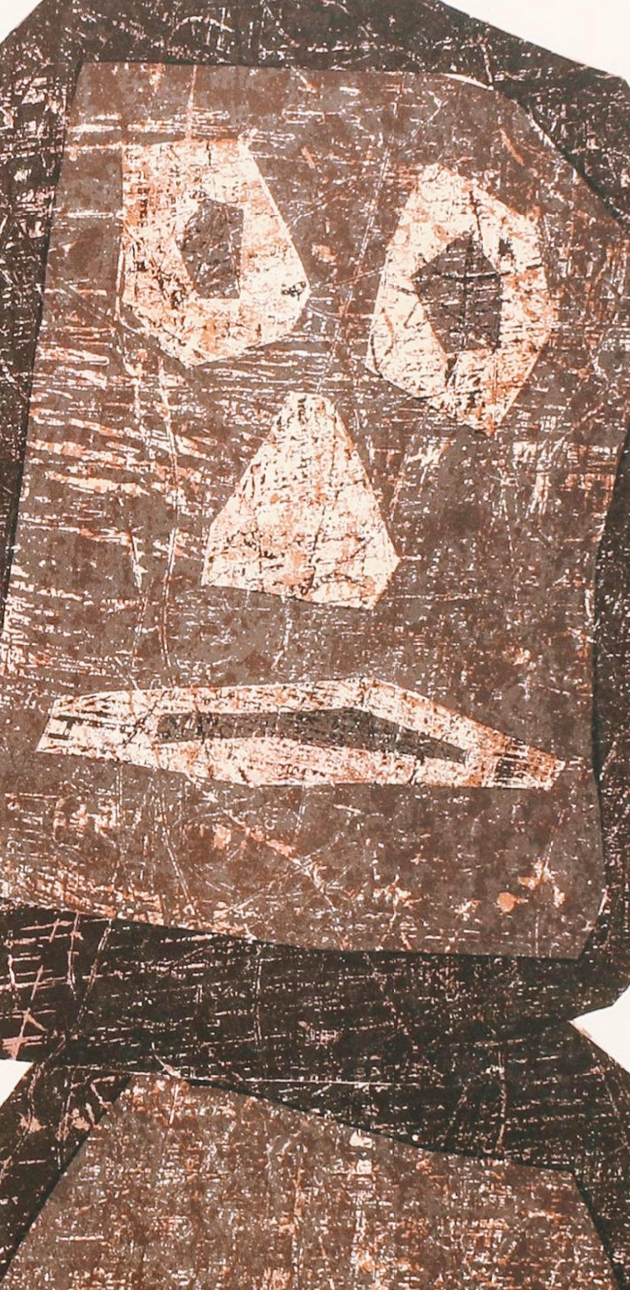 Le Guerrier (Webel 393), Société internationale d'art XXe siècle - Print by Jean Dubuffet