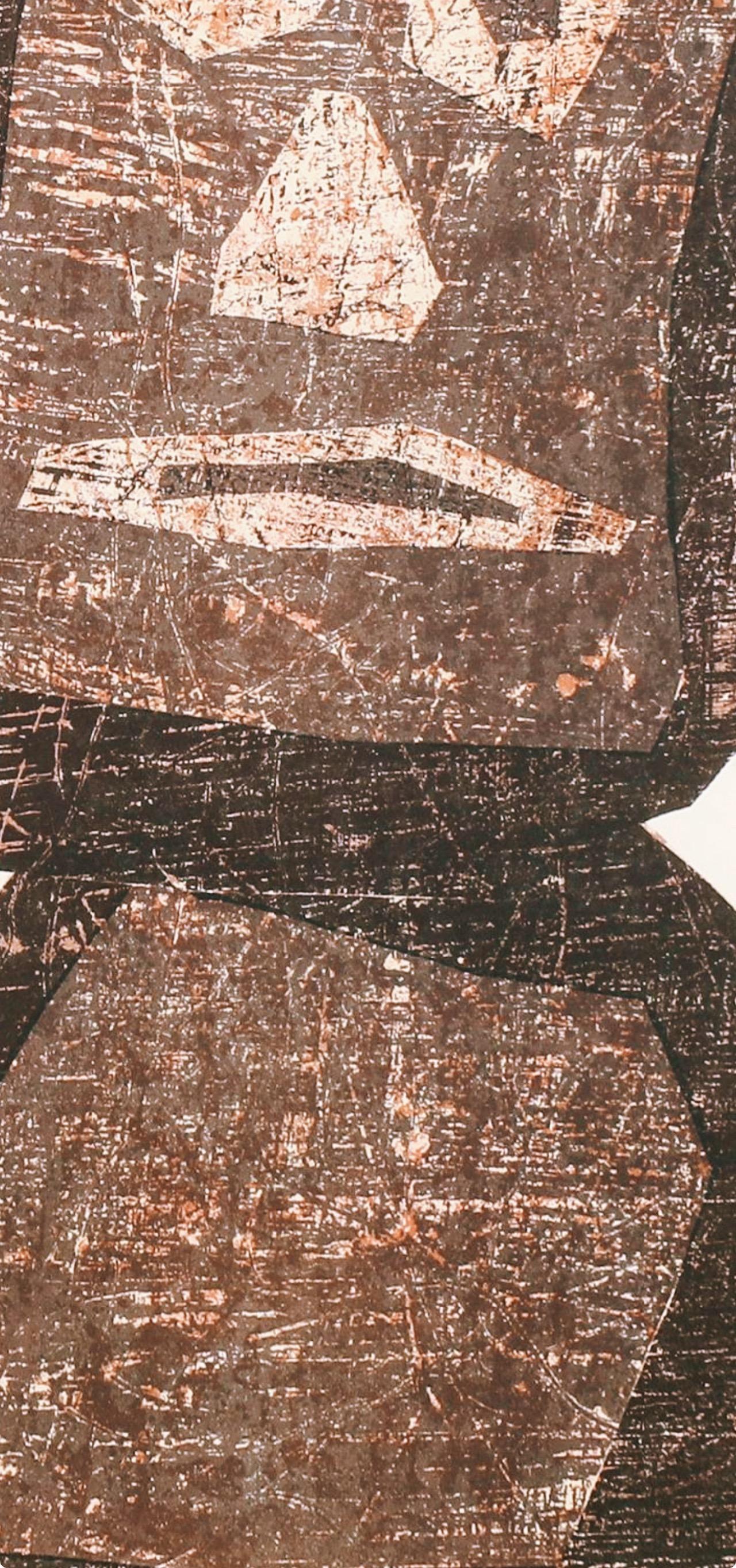 Le Guerrier (Webel 393), Société internationale d'art XXe siècle - Modern Print by Jean Dubuffet