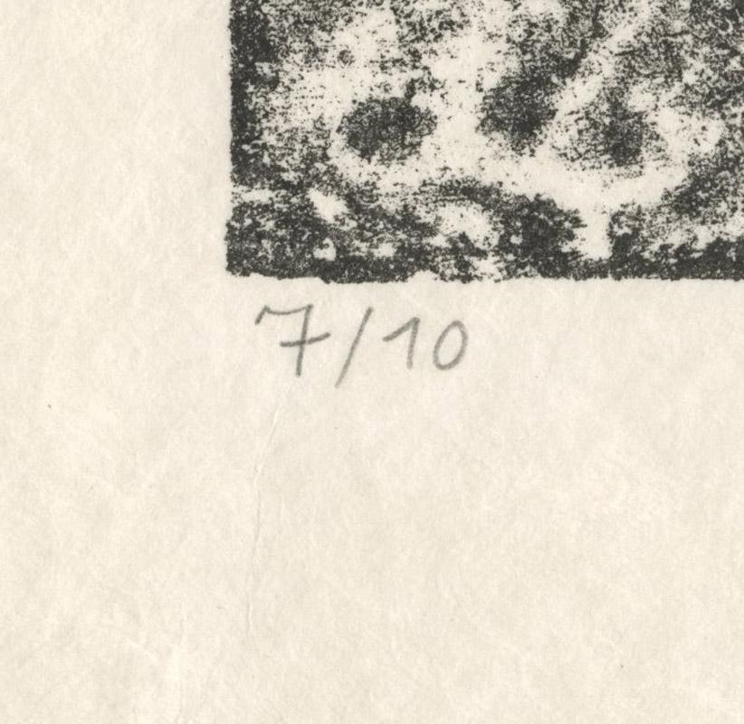 Signiert, datiert, betitelt und nummeriert im unteren Rand

Auflage: 10

Provenienz:

Martha Jackson Galerie, NY

Anderson-Galerie, Buffalo NY 

David Anderson Grandchildren's Trust, Buffalo, NY

David Anderson schloss sich 1961 mit Jack Mayer