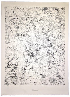 Legende - Original Lithograph by Jean Dubuffet - 1959