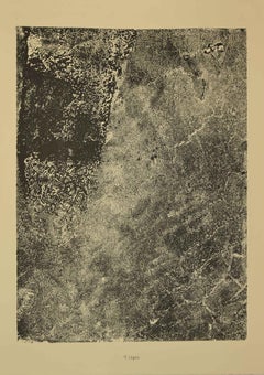 Lepre - Litografía original de Jean Dubuffet - 1959