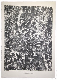 Les Fruits de la Terre - Original Lithograph by Jean Dubuffet - 1959