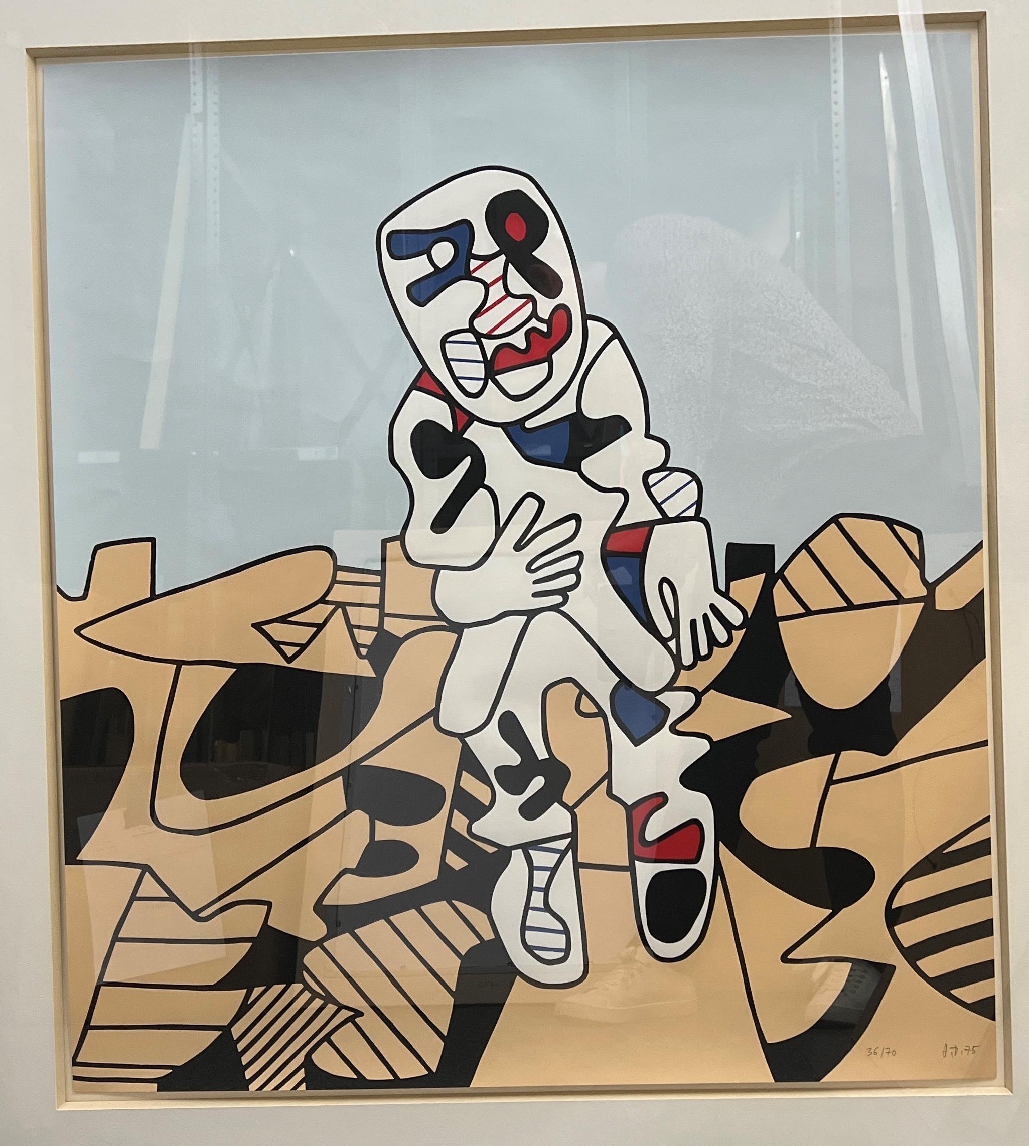 Marche en Campagne - Print by Jean Dubuffet