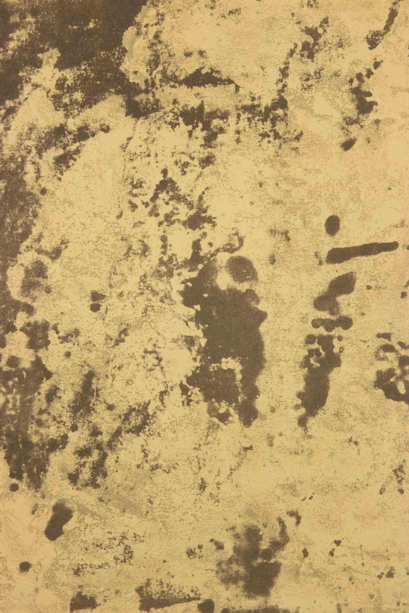Marques au Mur - Litografía de Jean Dubuffet - 1958 en venta 1