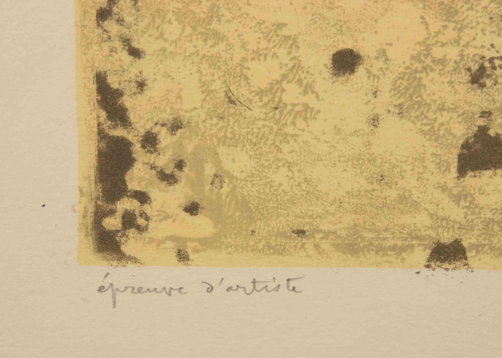Marques au Mur - Litografía de Jean Dubuffet - 1958 en venta 3