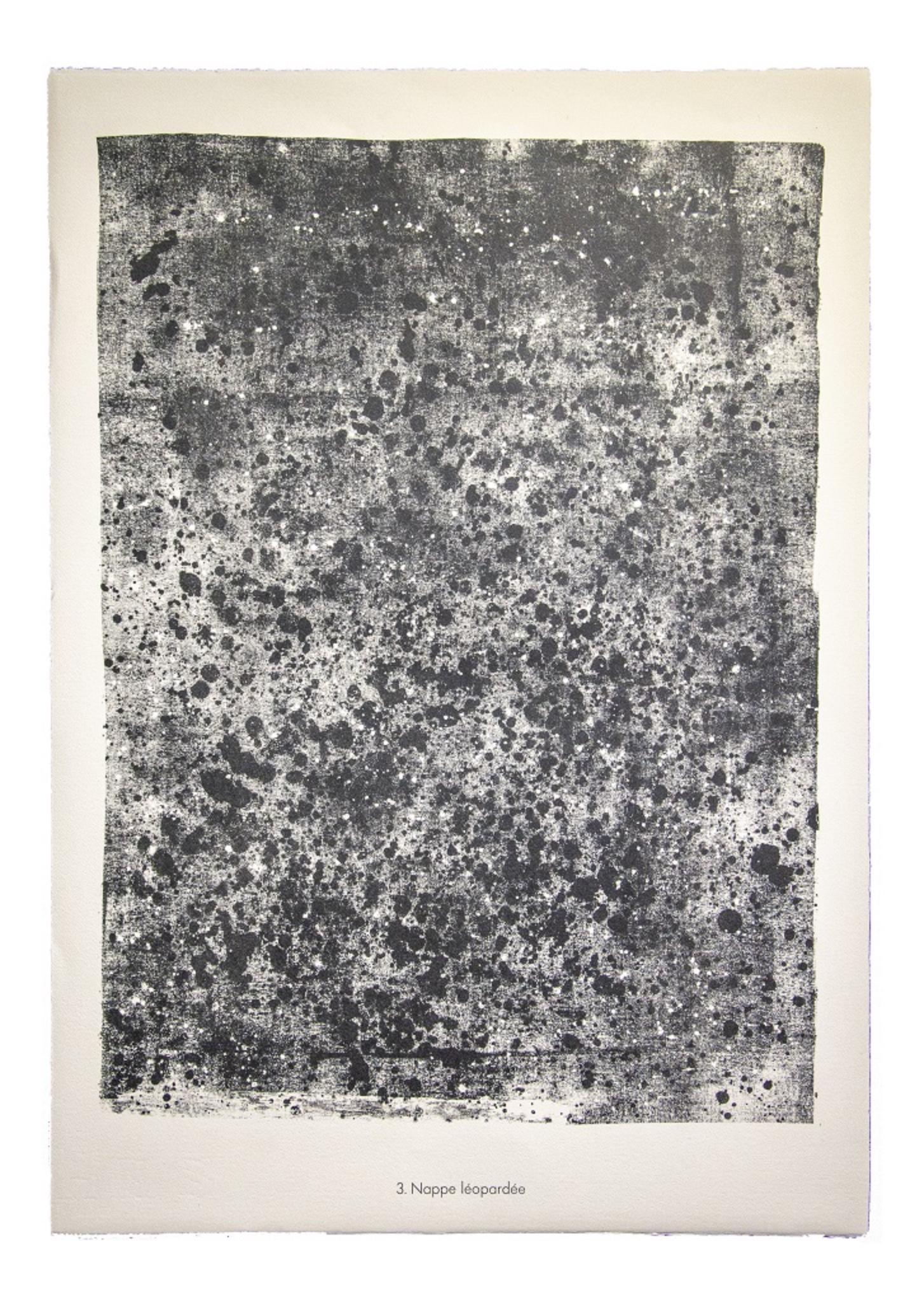 Nappe Léopardée - From Sols, Terre - Original Lithograph by Jean Dubuffet - 1959