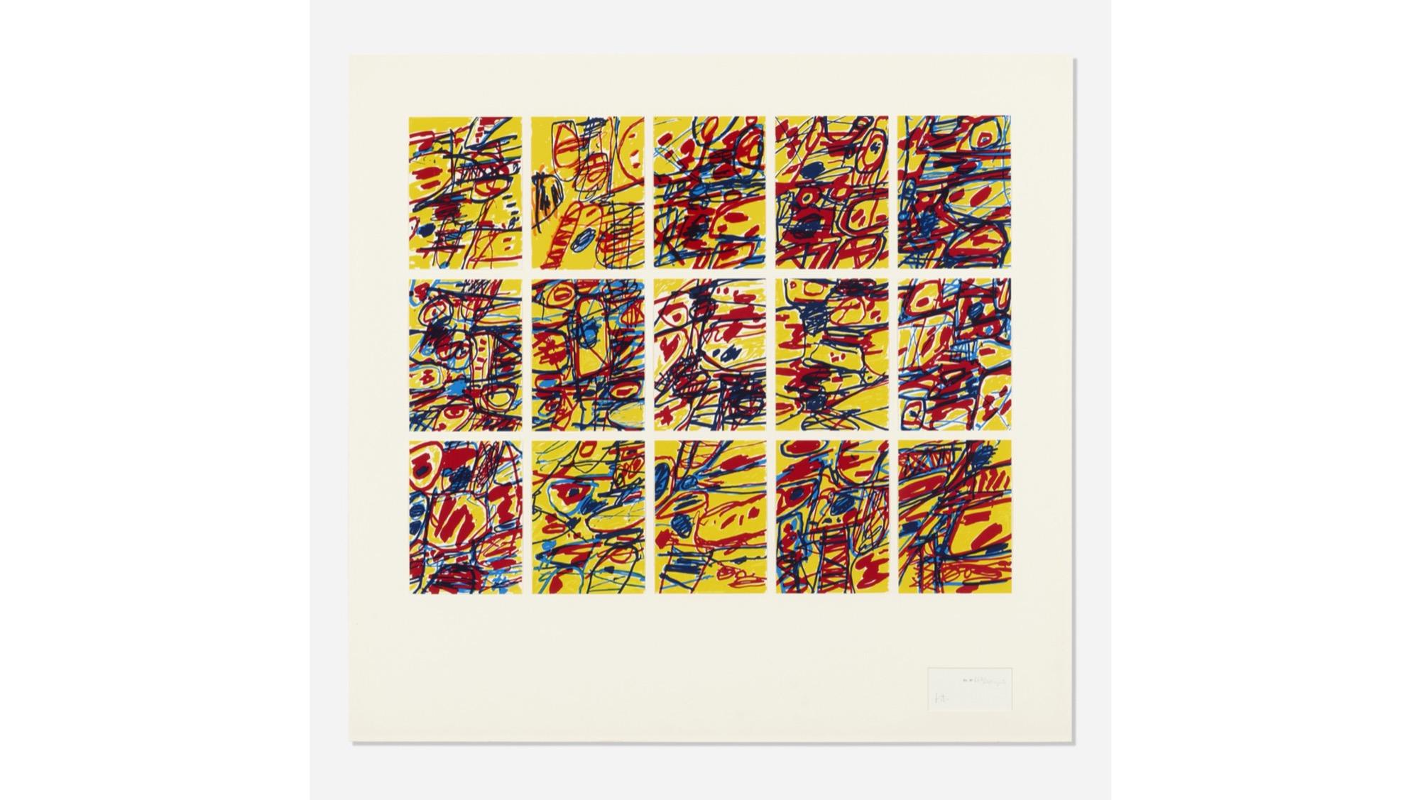 Oriflammes – Print von Jean Dubuffet