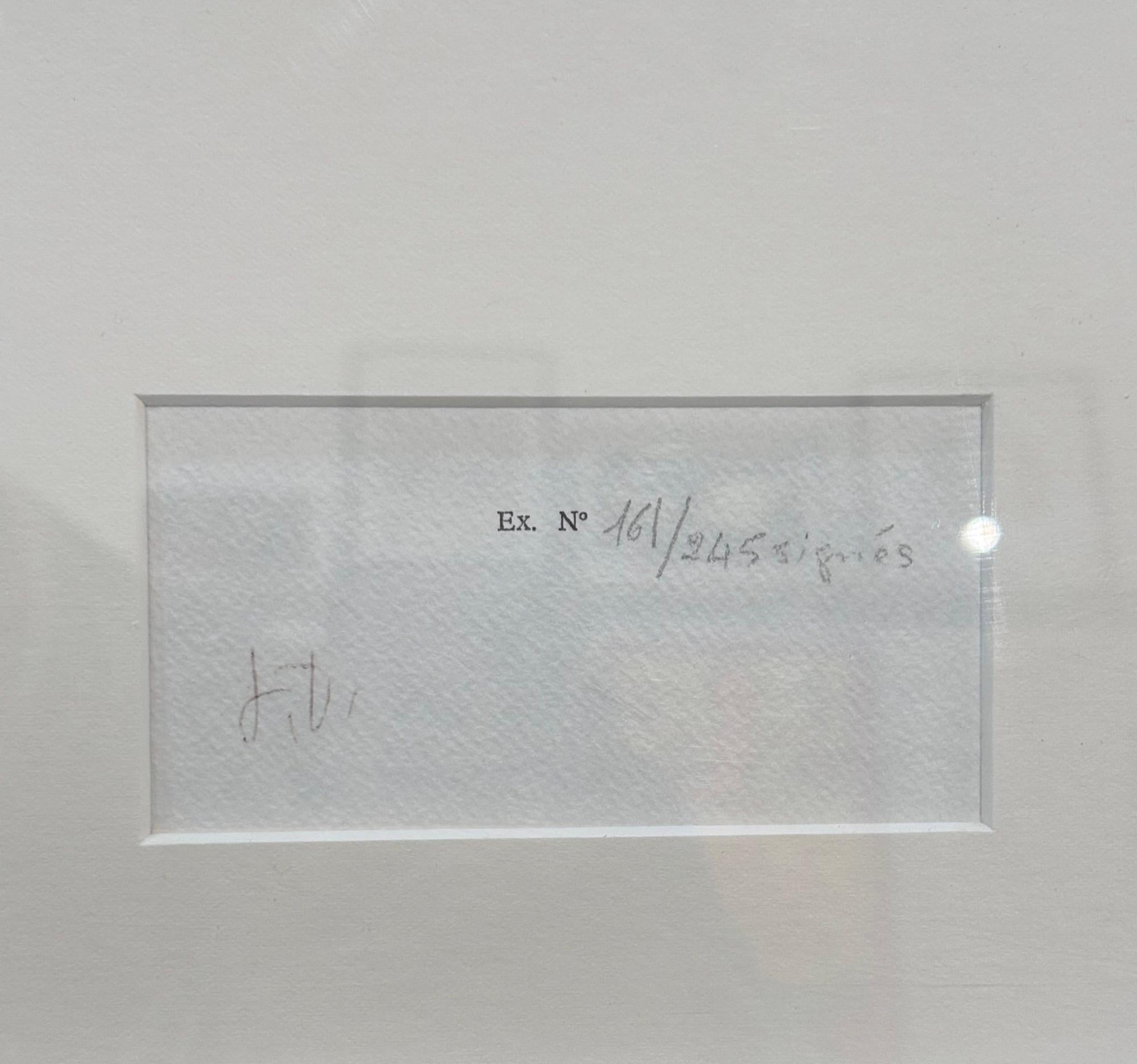 Oriflammes (Weiß), Abstract Print, von Jean Dubuffet