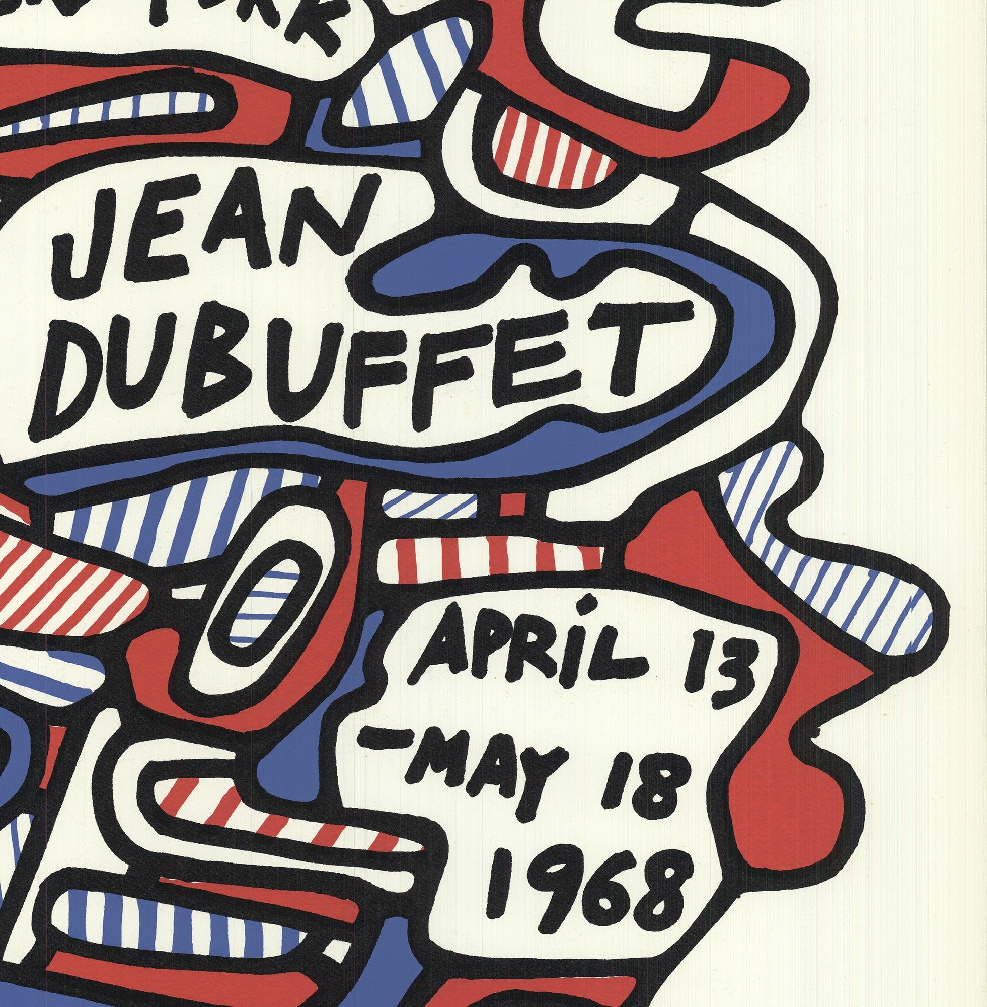 Esculturas pintadas de Jean Dubuffet en la Galería Pace-Litografía-Vintage en venta 1
