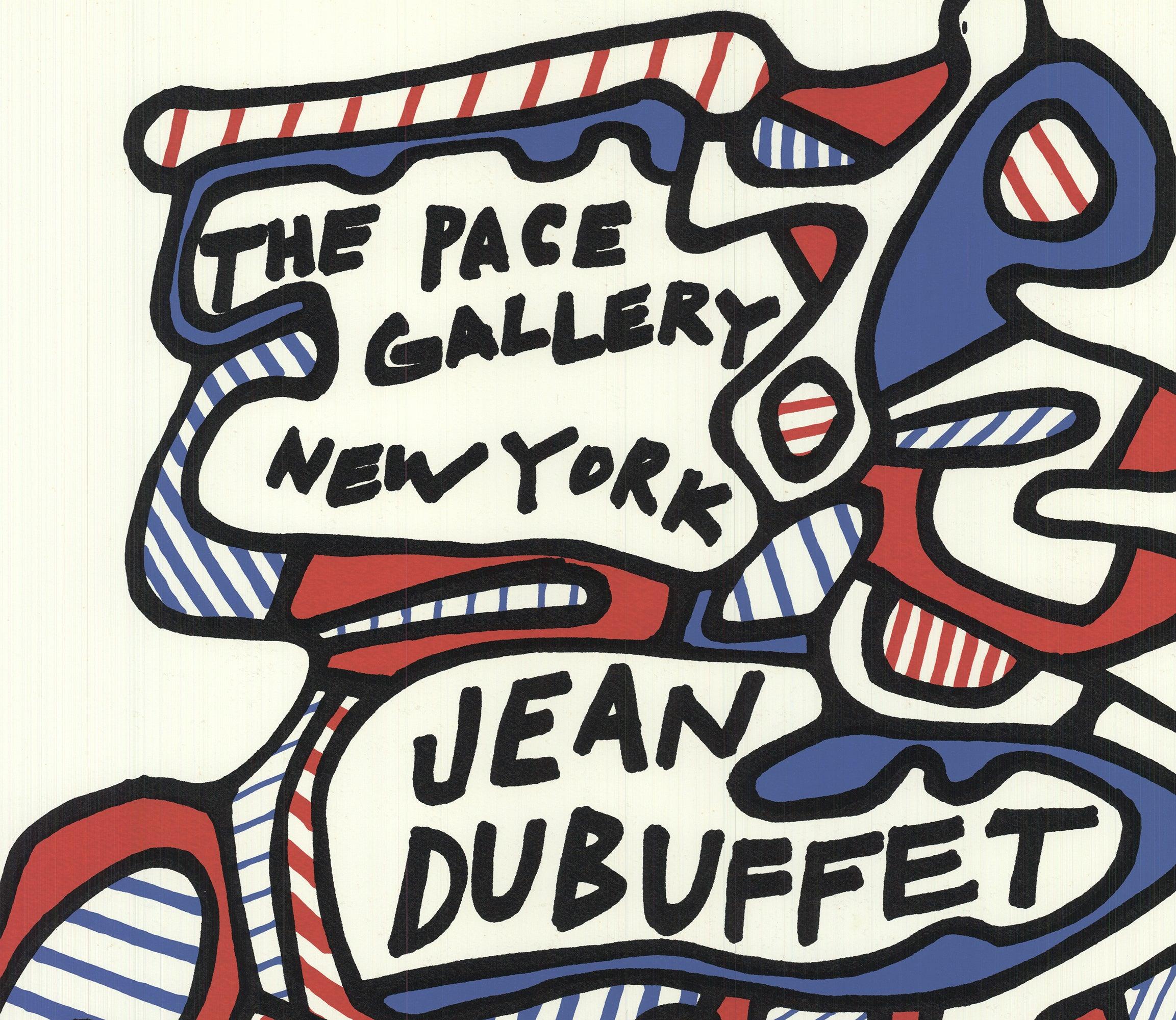Esculturas pintadas de Jean Dubuffet en la Galería Pace-Litografía-Vintage en venta 3