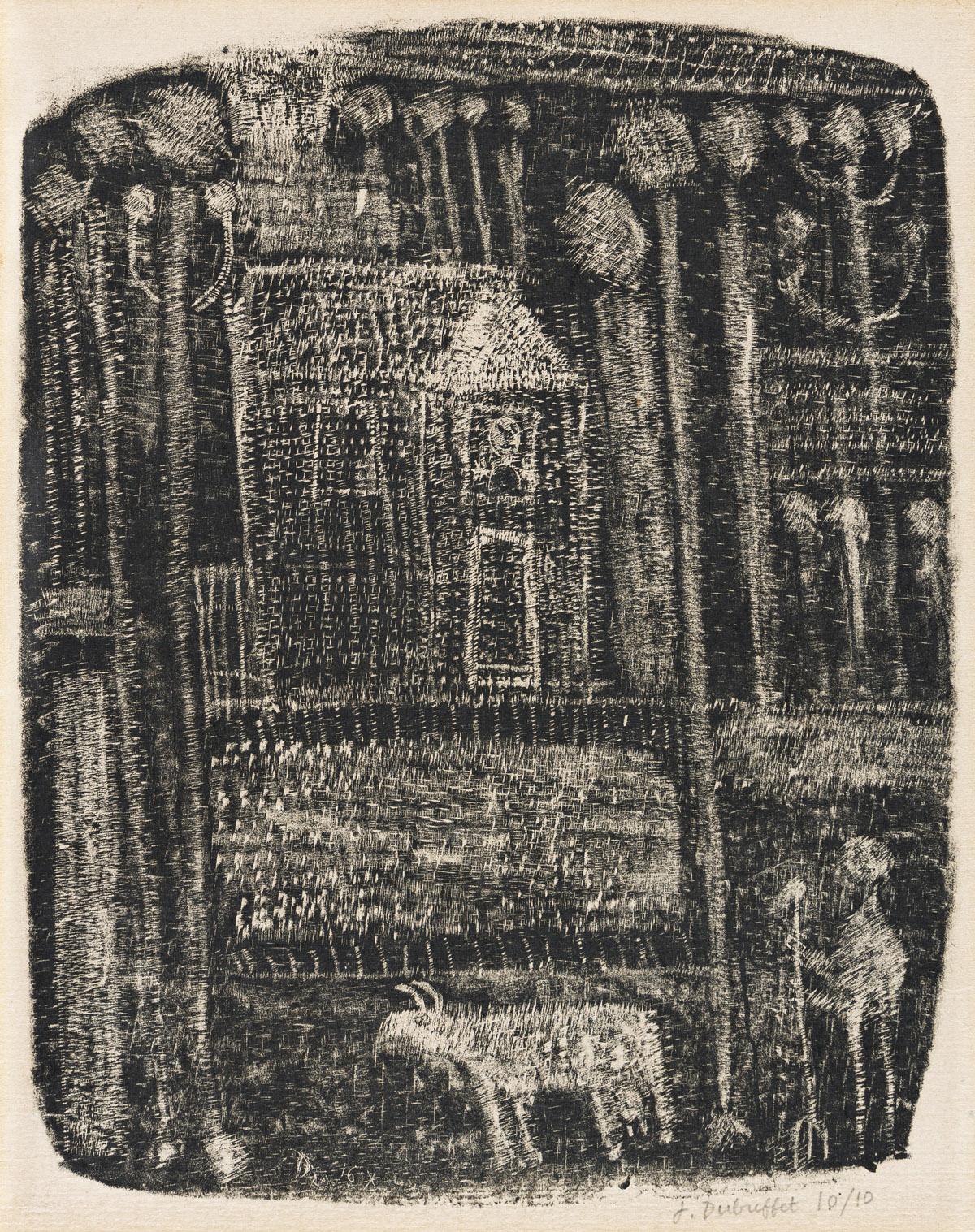 Jean Dubuffet Print - Paysage