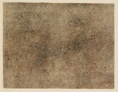 Pencil Signed Color Lithograph. Texte de Terre.