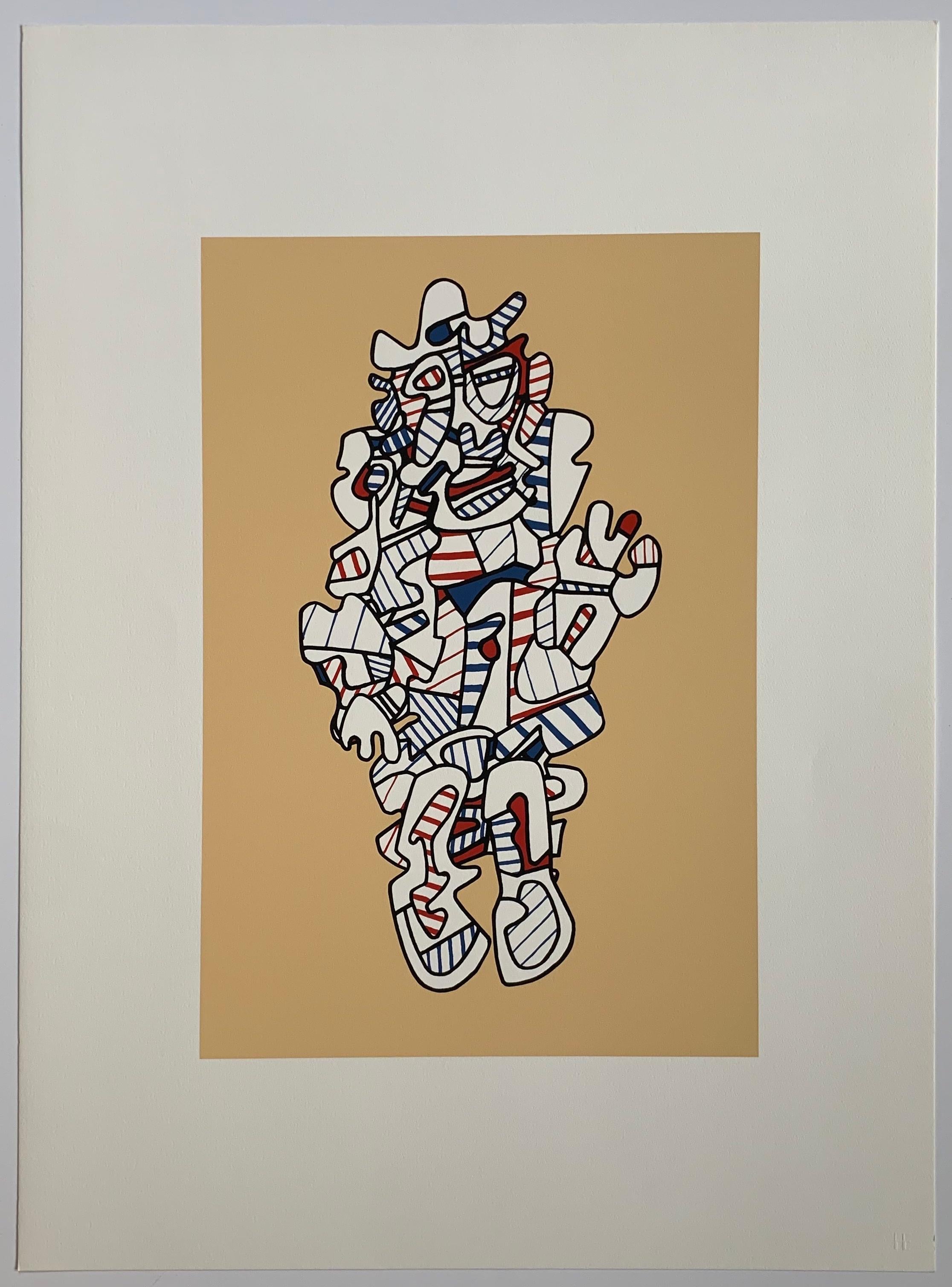 Complete Set of six screenprints by Jean Dubuffet titled 'Presences fugaces' 
This portfolio was published by Ives-Sillman for Pace Editions in 1973 in an edition of 120 on Dutch Etching Paper.
Provenance :  estate of the publisher  SIllman
Please